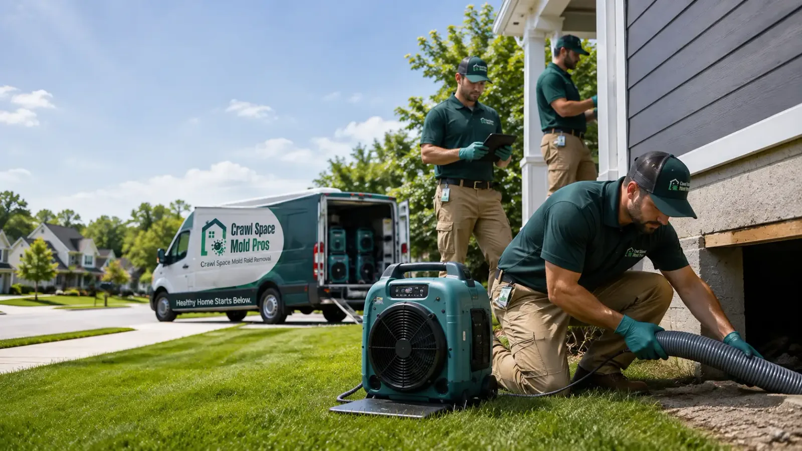 Crawl Space Mold Removal in Wendover, KY